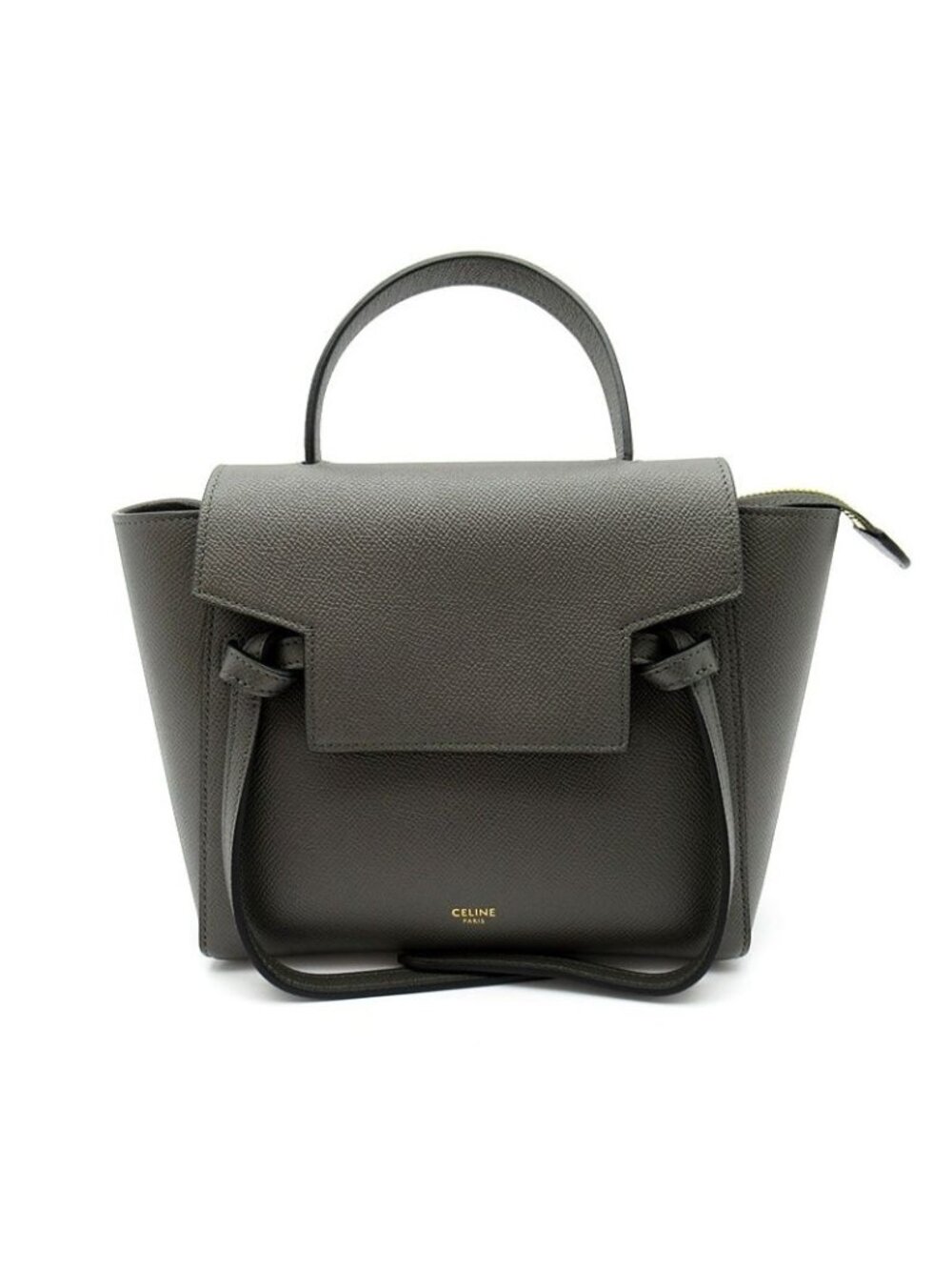 Celine Belt Bag Nano 2-Way Calfskin Gray